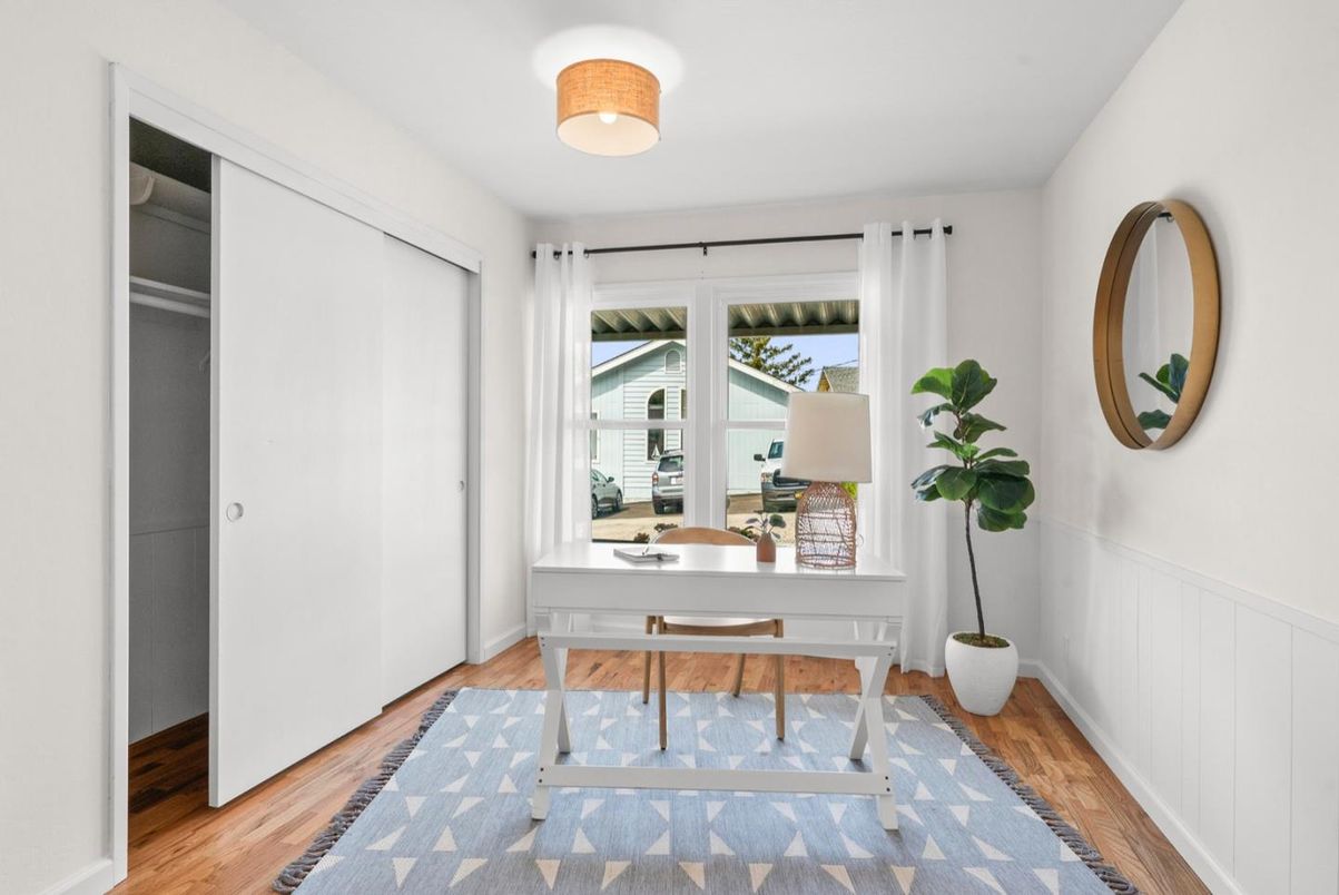 Home Office, Interior, Wood Texture Flooring