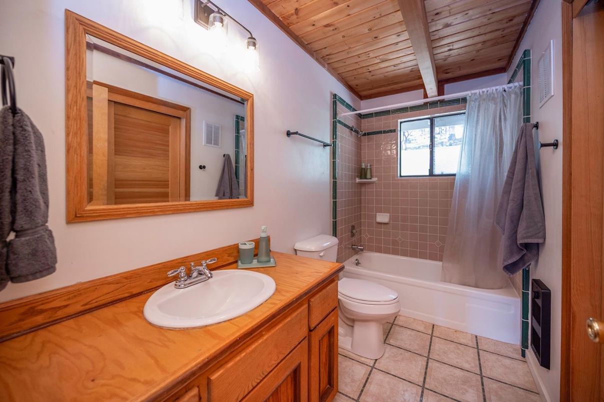 Bathroom, Interior, Wooden Ceilings