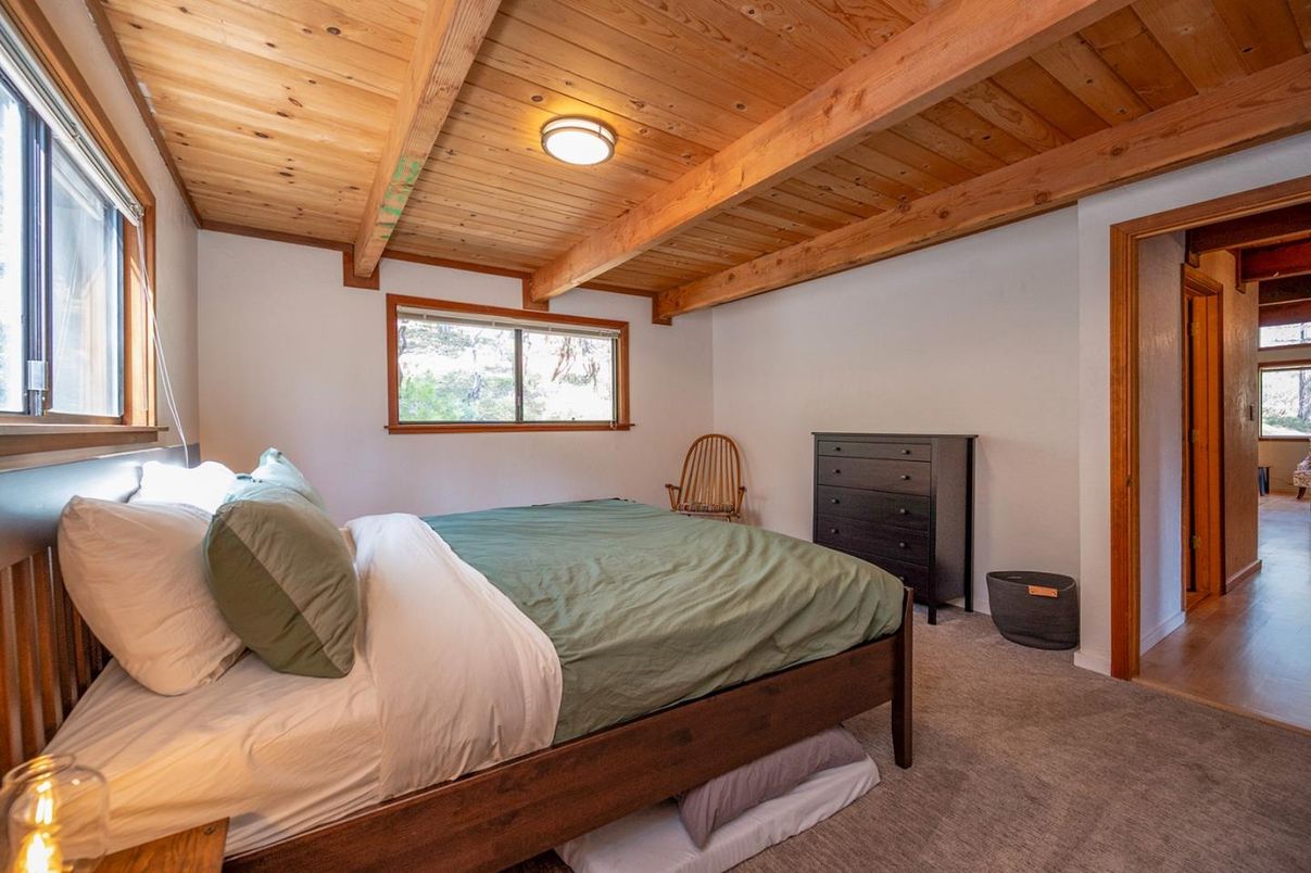 Bedroom, Interior, Wooden Beams, Wooden Ceilings, Wood Texture Flooring