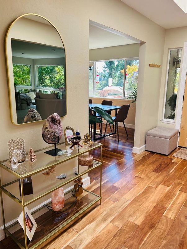 Dining room, Interior, Wood Texture Flooring