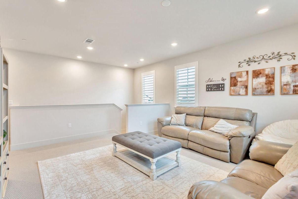 Interior, Living room, Recessed Lighting