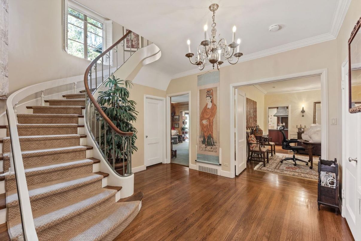 Chandelier, Interior, Wood Texture Flooring