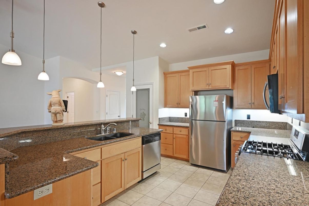 Interior, Kitchen, Pendant Lights, Recessed Lighting
