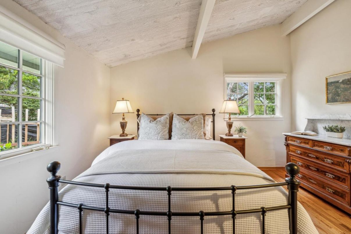 Bedroom, Interior, Wooden Ceilings, Wood Texture Flooring