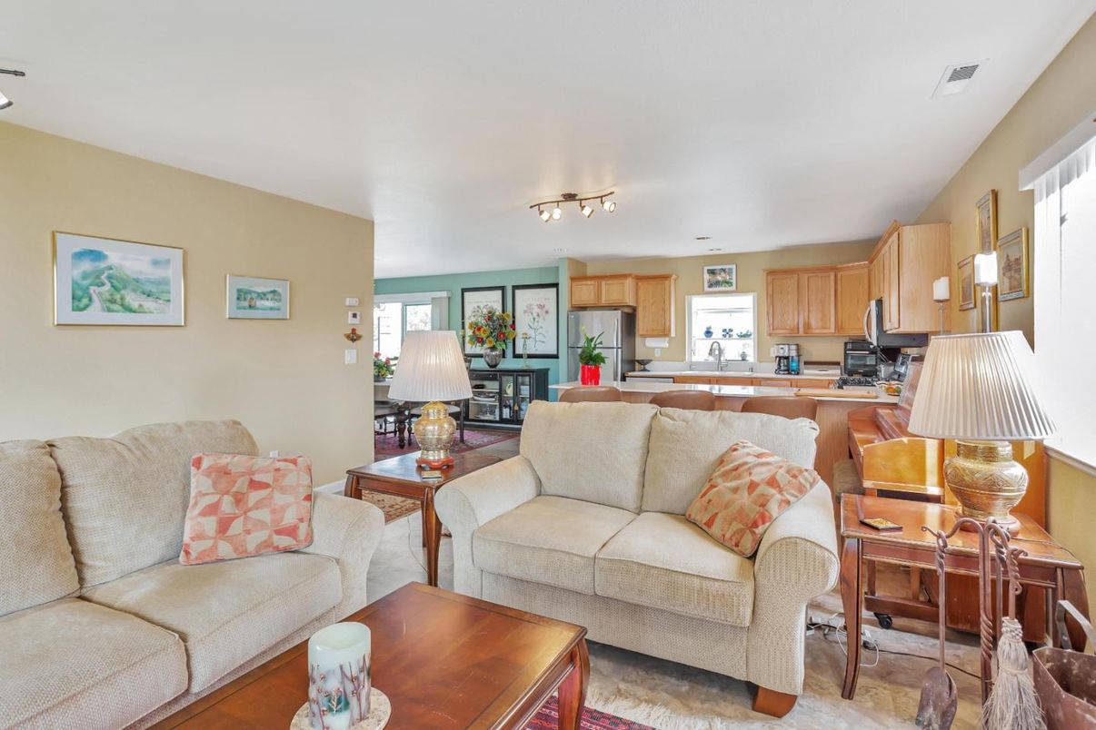 Interior, Kitchen, Living room