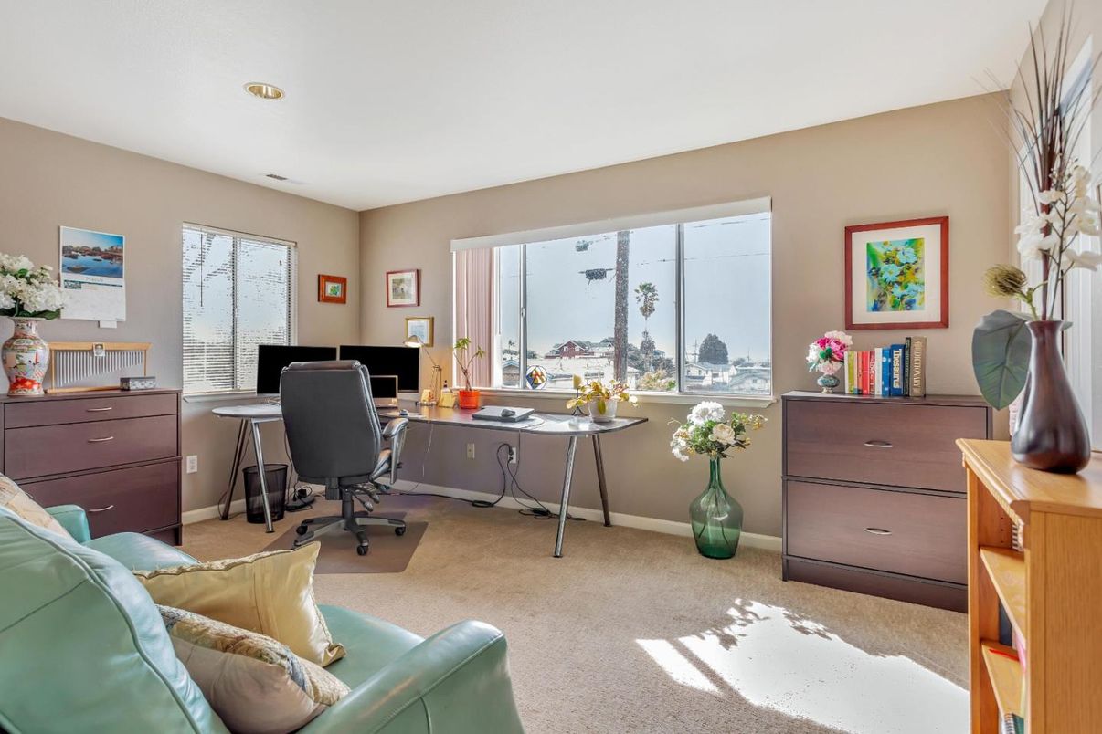 Home Office, Interior, Recessed Lighting