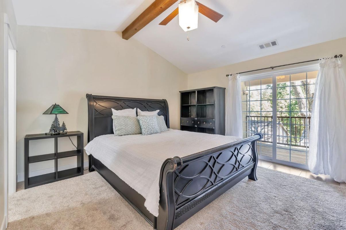 Bedroom, Interior, Wooden Beams