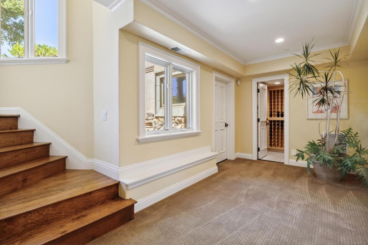 Interior, Recessed Lighting, Wine Storage, Wood Texture Flooring