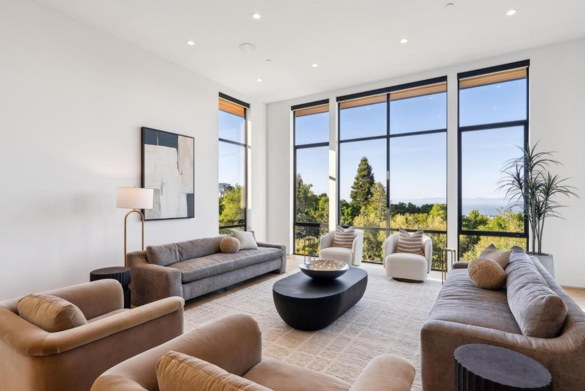 Interior, Living room, Recessed Lighting