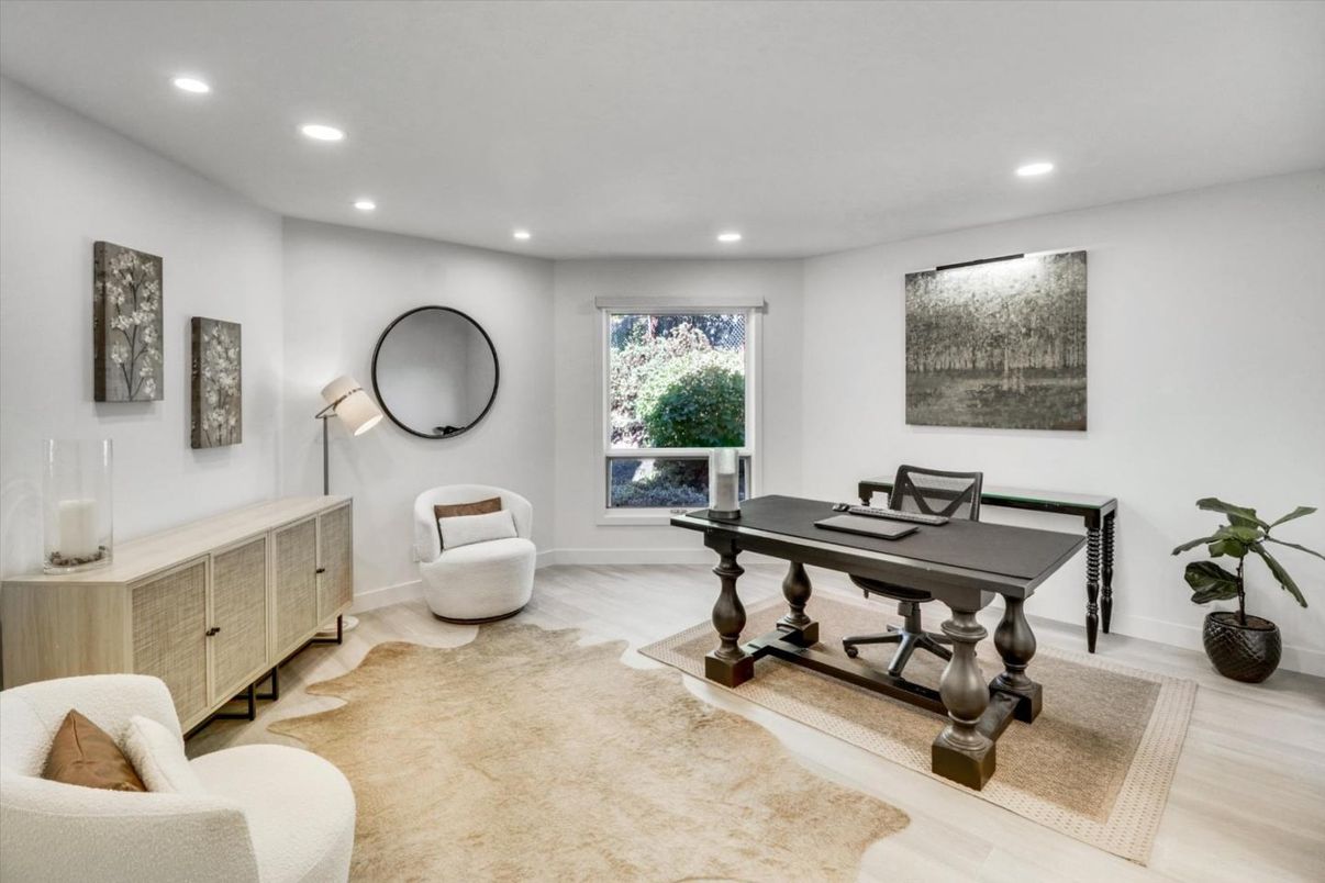 Home Office, Interior, Recessed Lighting