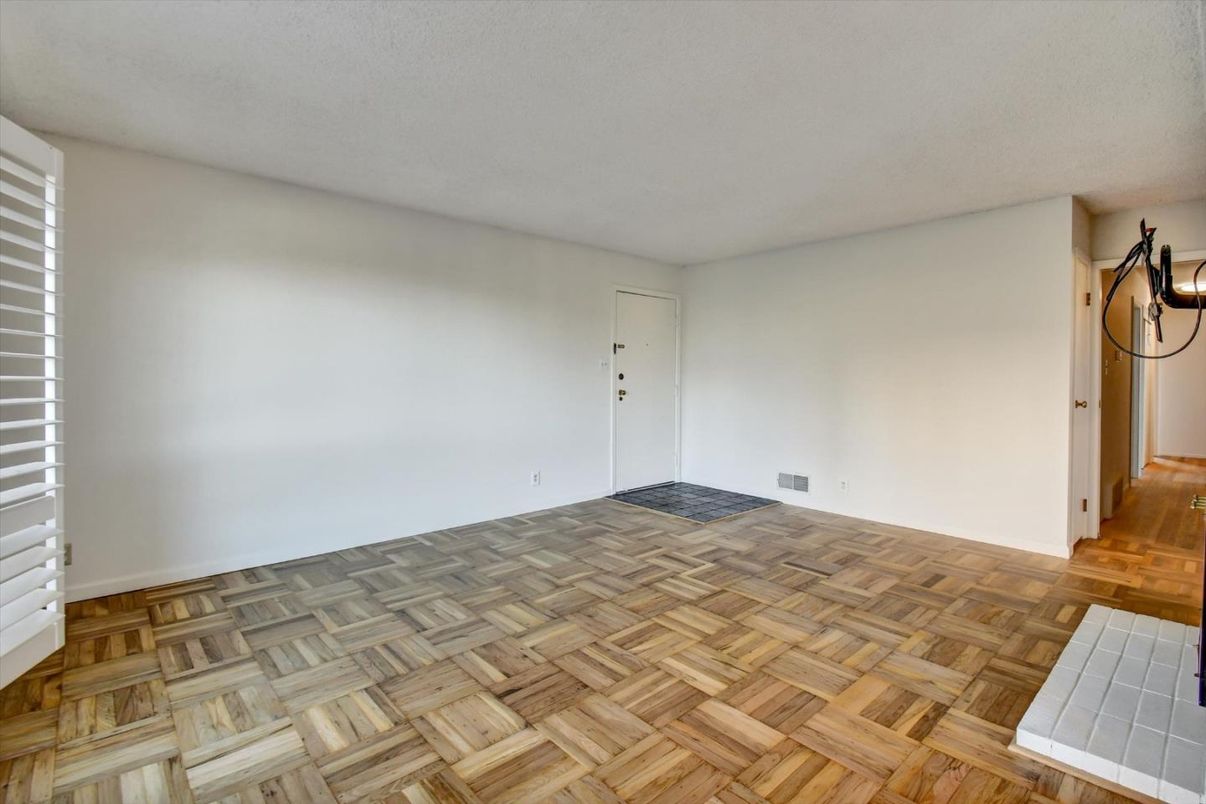 Empty room, Interior, Wood Texture Flooring