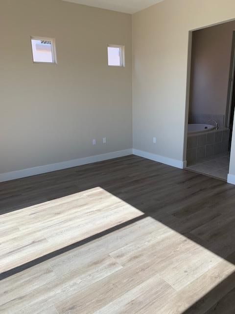 Bathroom, Empty room, Interior, Wood Texture Flooring