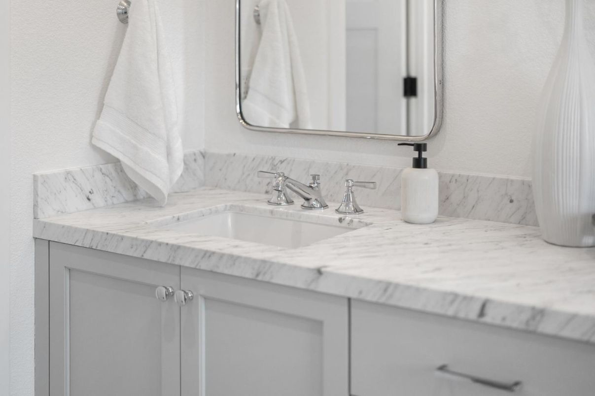Bathroom, Free Standing Baths, Interior, Marble