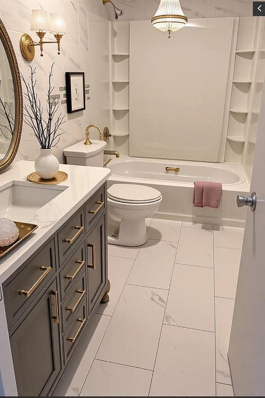 Bathroom, Interior, Marble