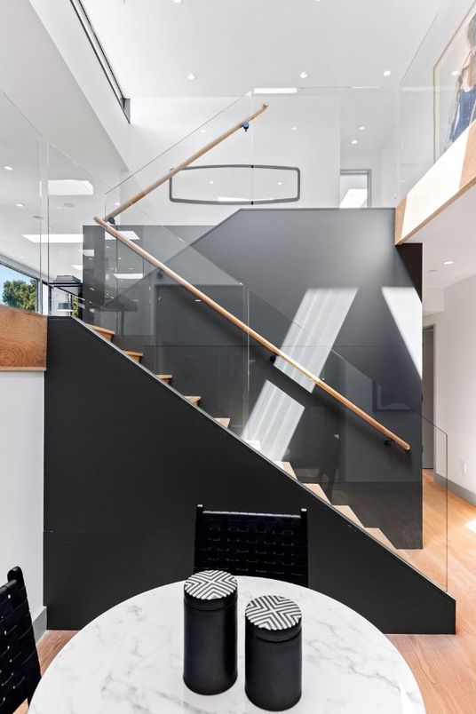 Interior, Marble, Pendant Lights, Recessed Lighting, Wood Texture Flooring