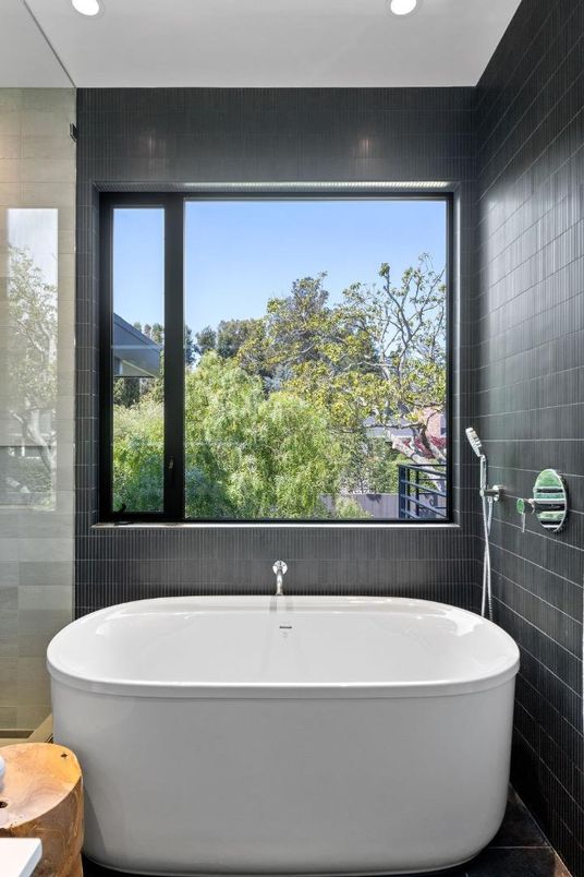 Bathroom, Free Standing Baths, Interior, Recessed Lighting