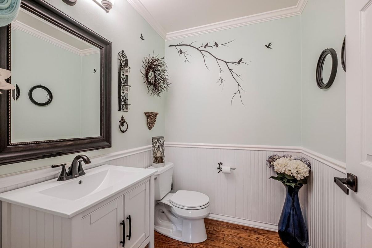 Bathroom, Interior, Wood Texture Flooring