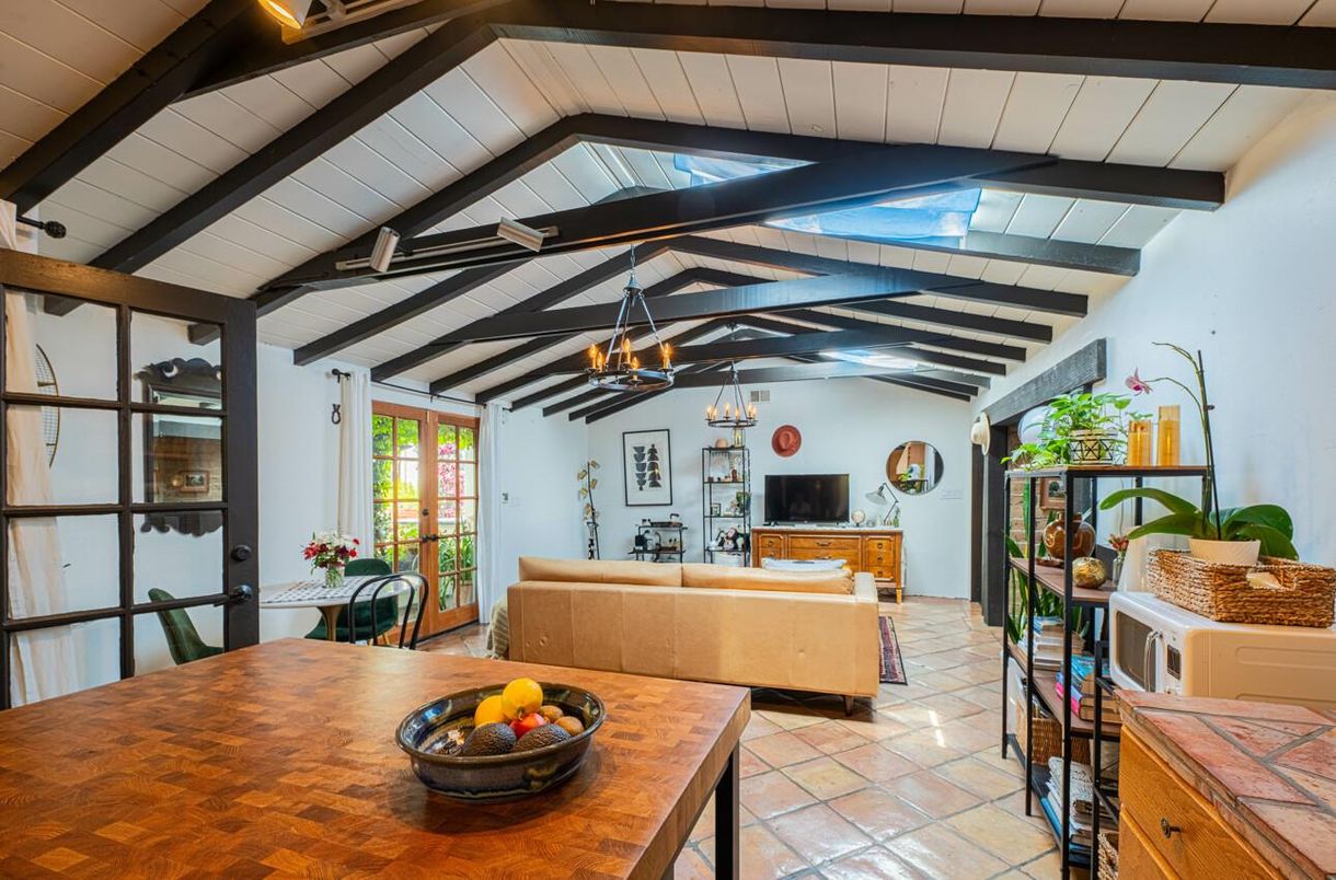 Interior, Living room, Wooden Beams