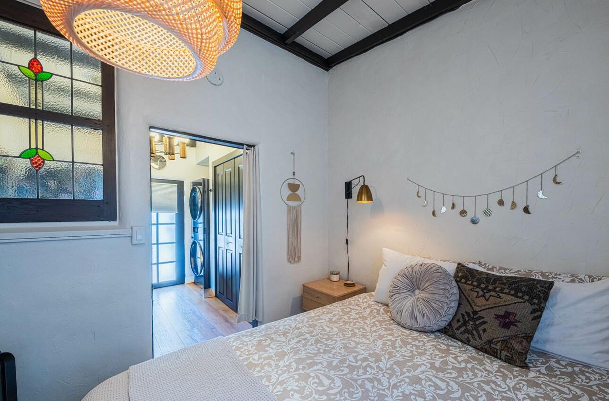 Bedroom, Interior, Wood Texture Flooring