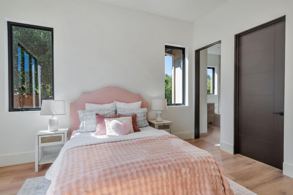 Bedroom, Interior, Wood Texture Flooring