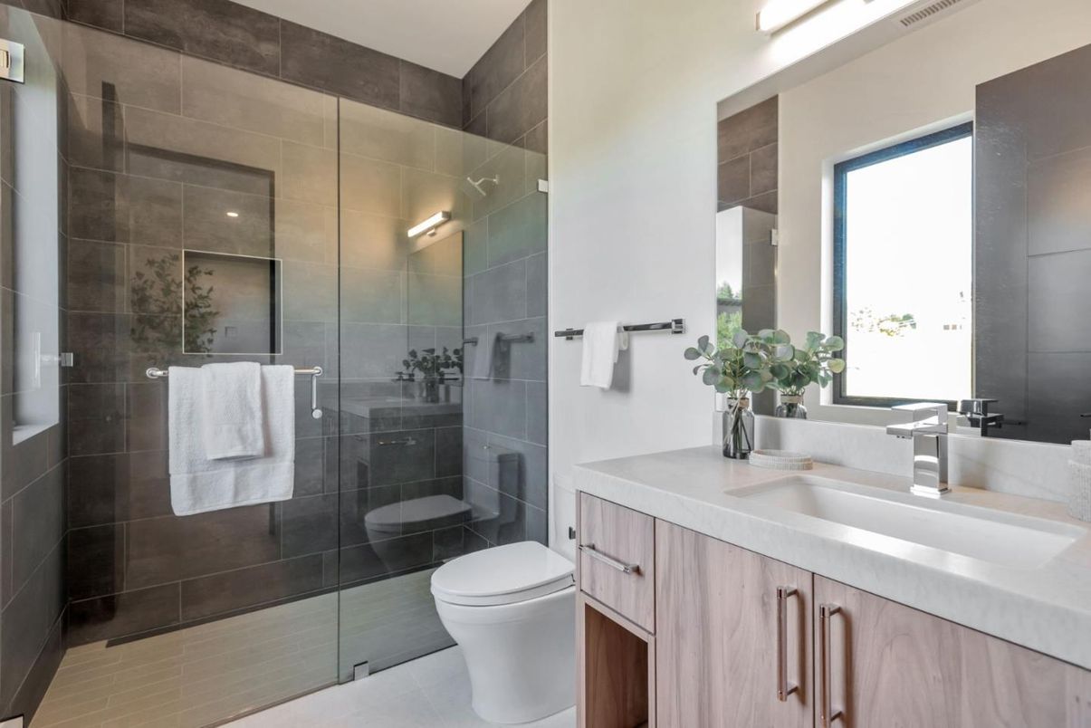 Bathroom, Glass Shower, Interior