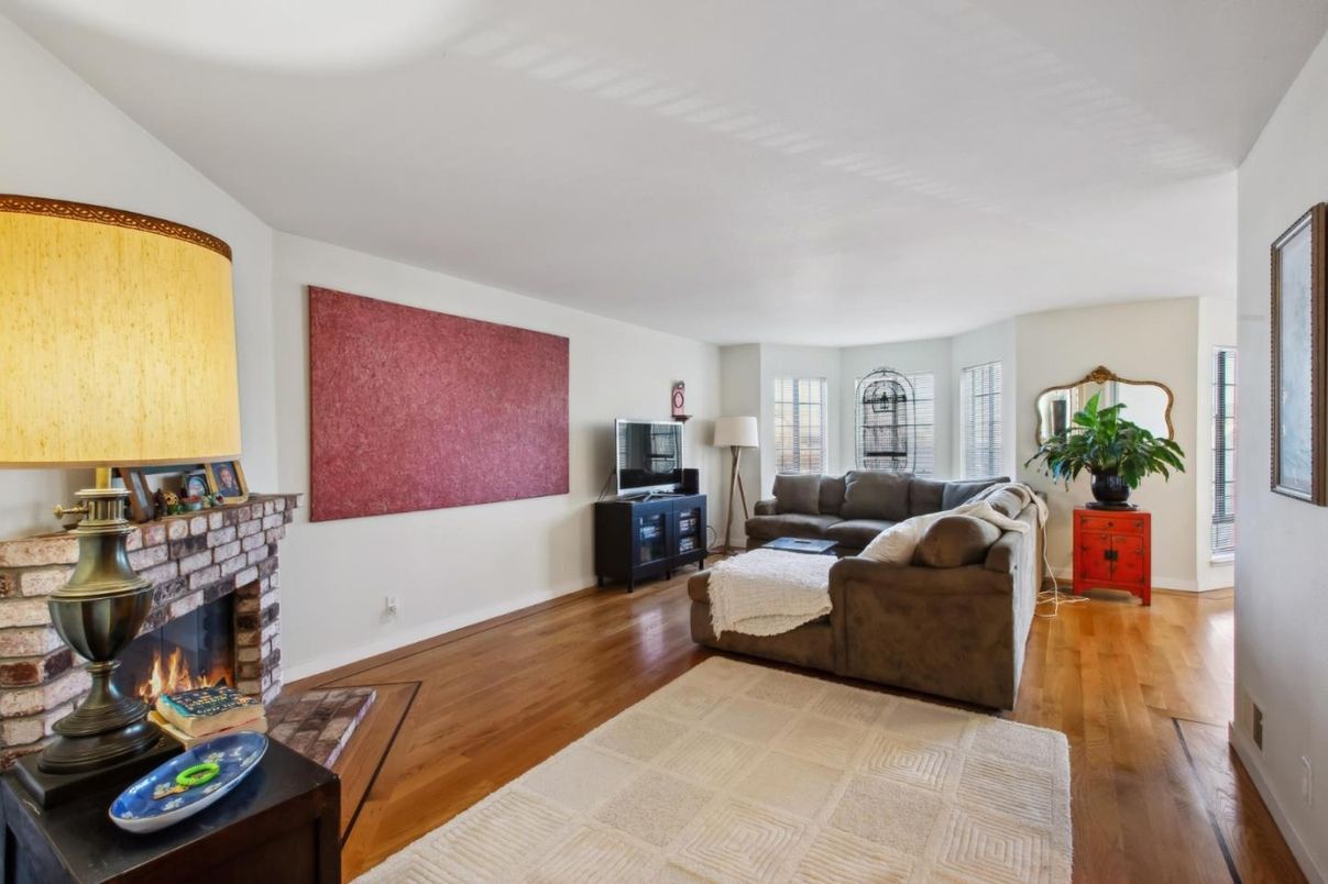 Fireplace, Interior, Living room, Wood Texture Flooring