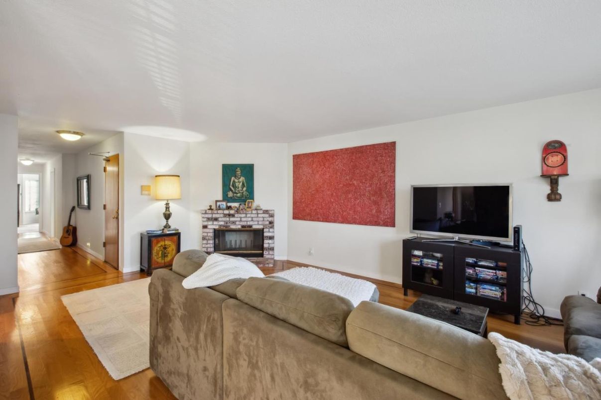 Fireplace, Interior, Living room, Wood Texture Flooring