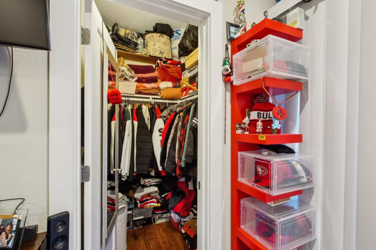 Interior, Walk-in Closets, Wood Texture Flooring