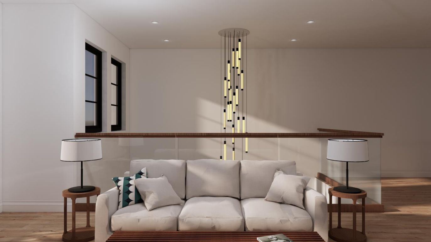 Interior, Recessed Lighting, Wood Texture Flooring