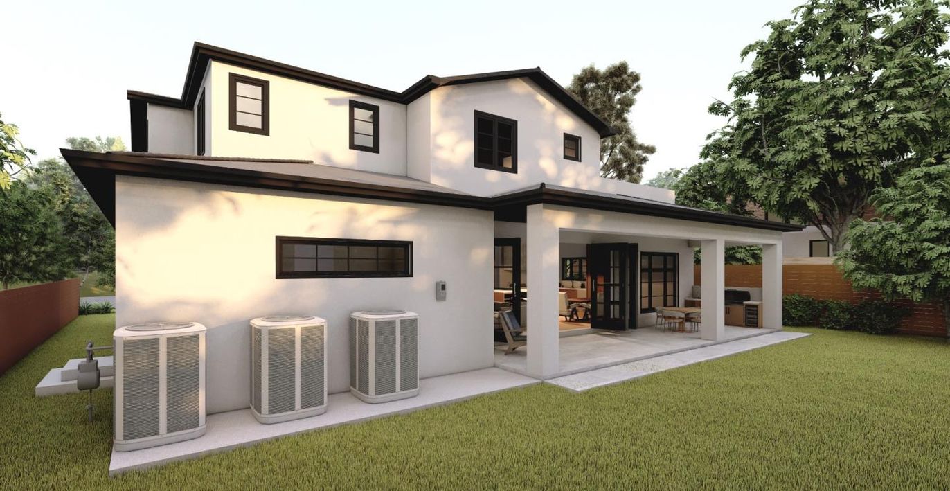 Backyard, Exterior, Facade, Modern