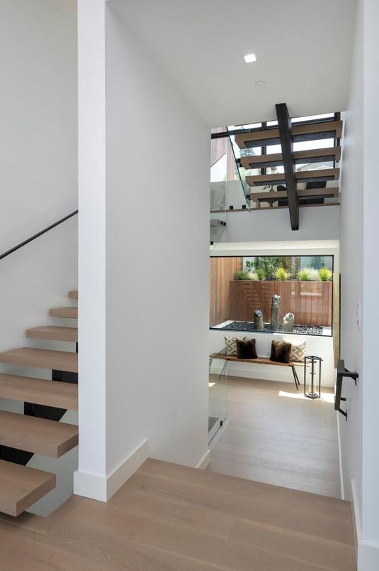 Interior, Recessed Lighting, Wood Texture Flooring