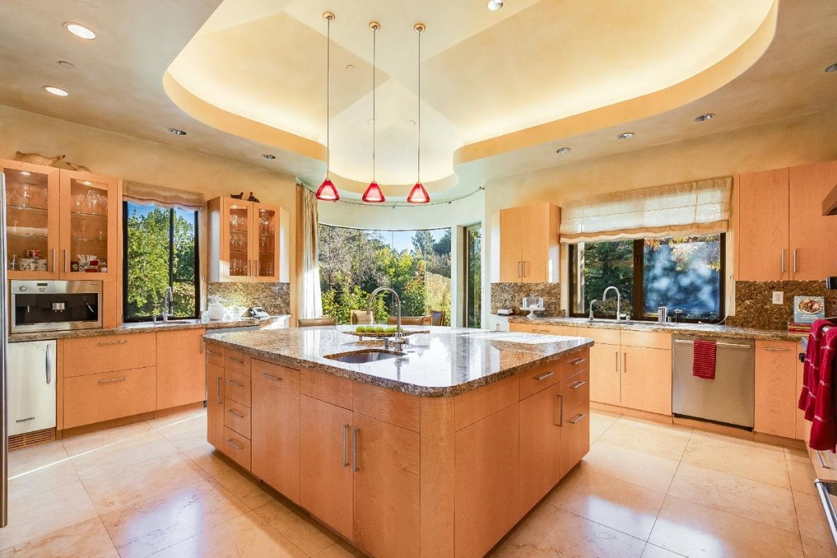 Interior, Kitchen, Recessed Lighting, Stainless Steel Appliances
