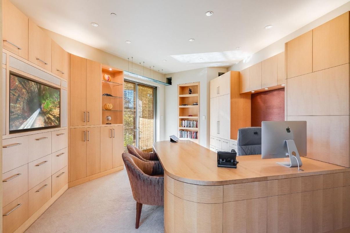 Home Office, Interior, Recessed Lighting