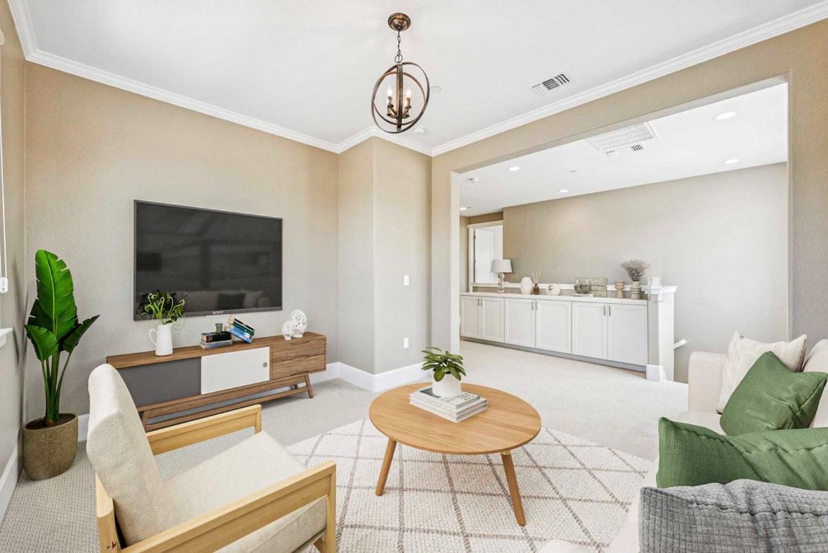 Interior, Kitchen, Pendant Lights, Recessed Lighting, Stainless Steel Appliances, Wooden Beams