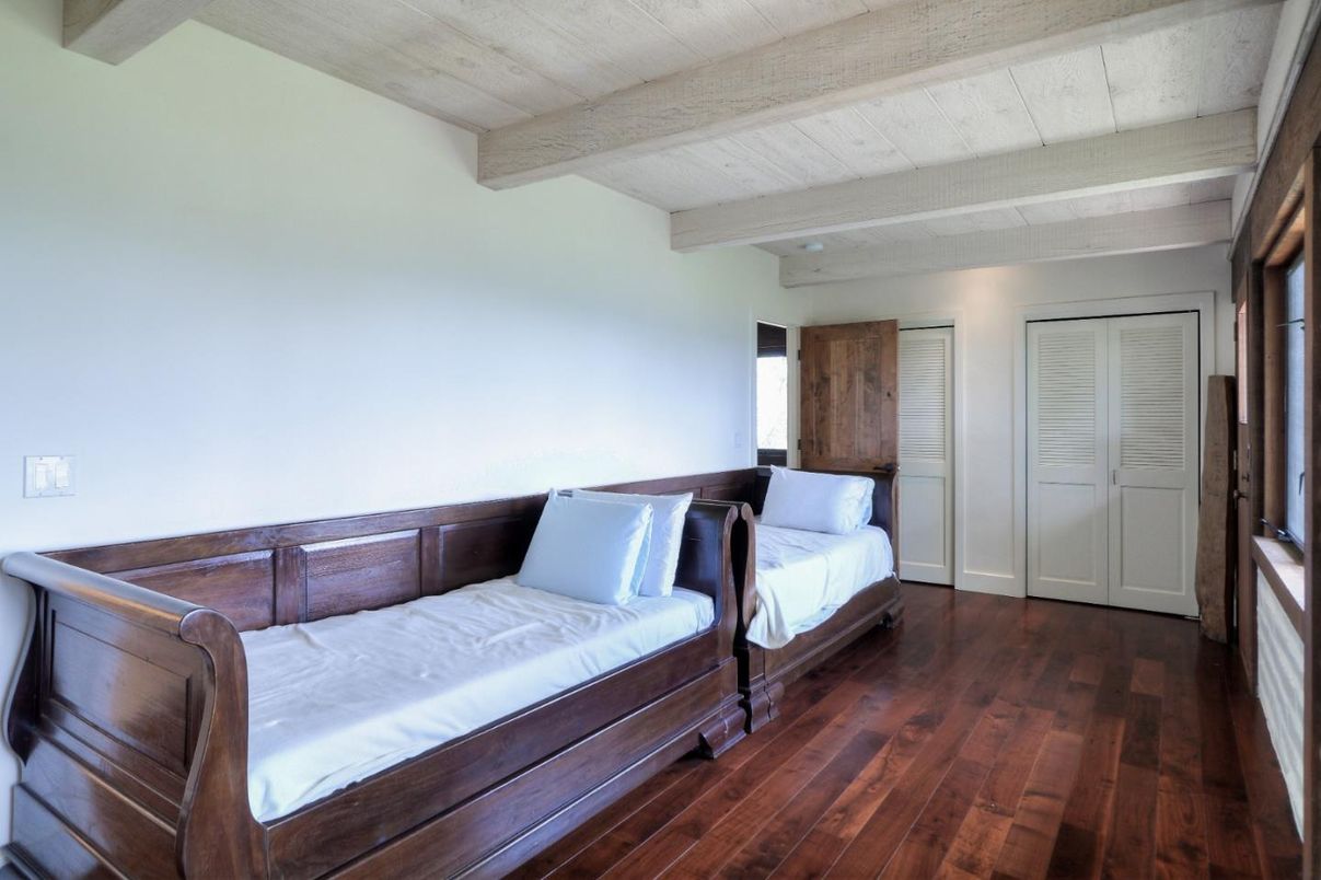 Bedroom, Interior, Wooden Beams, Wood Texture Flooring