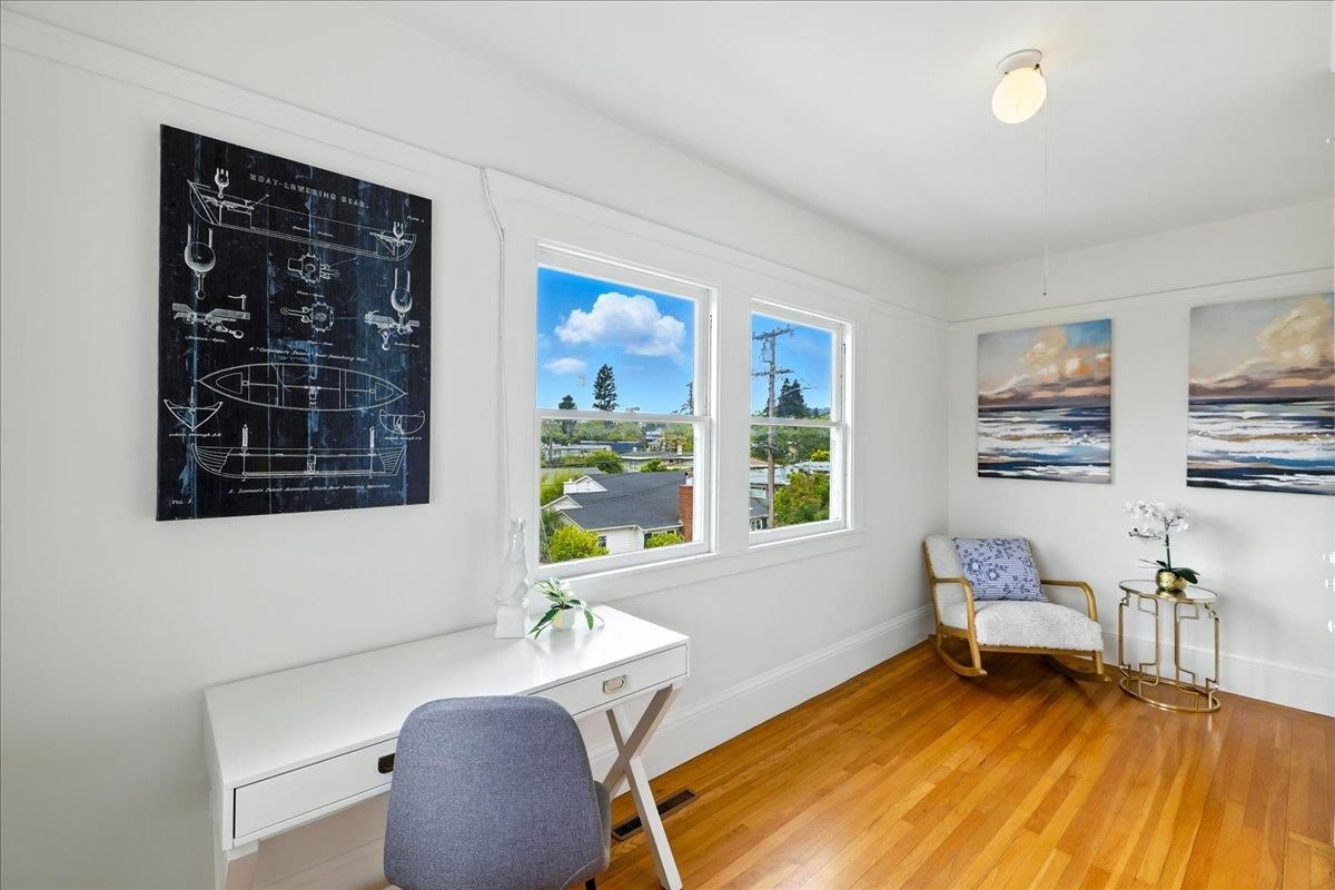 Home Office, Interior, Wood Texture Flooring