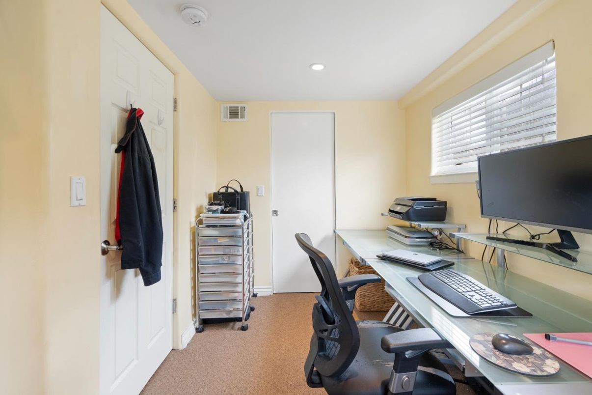 Home Office, Interior, Recessed Lighting