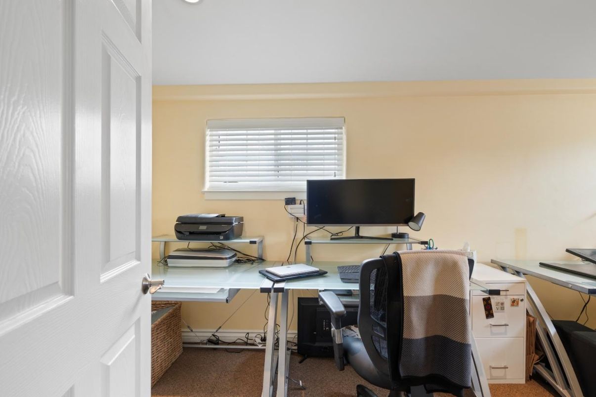 Home Office, Interior, Recessed Lighting
