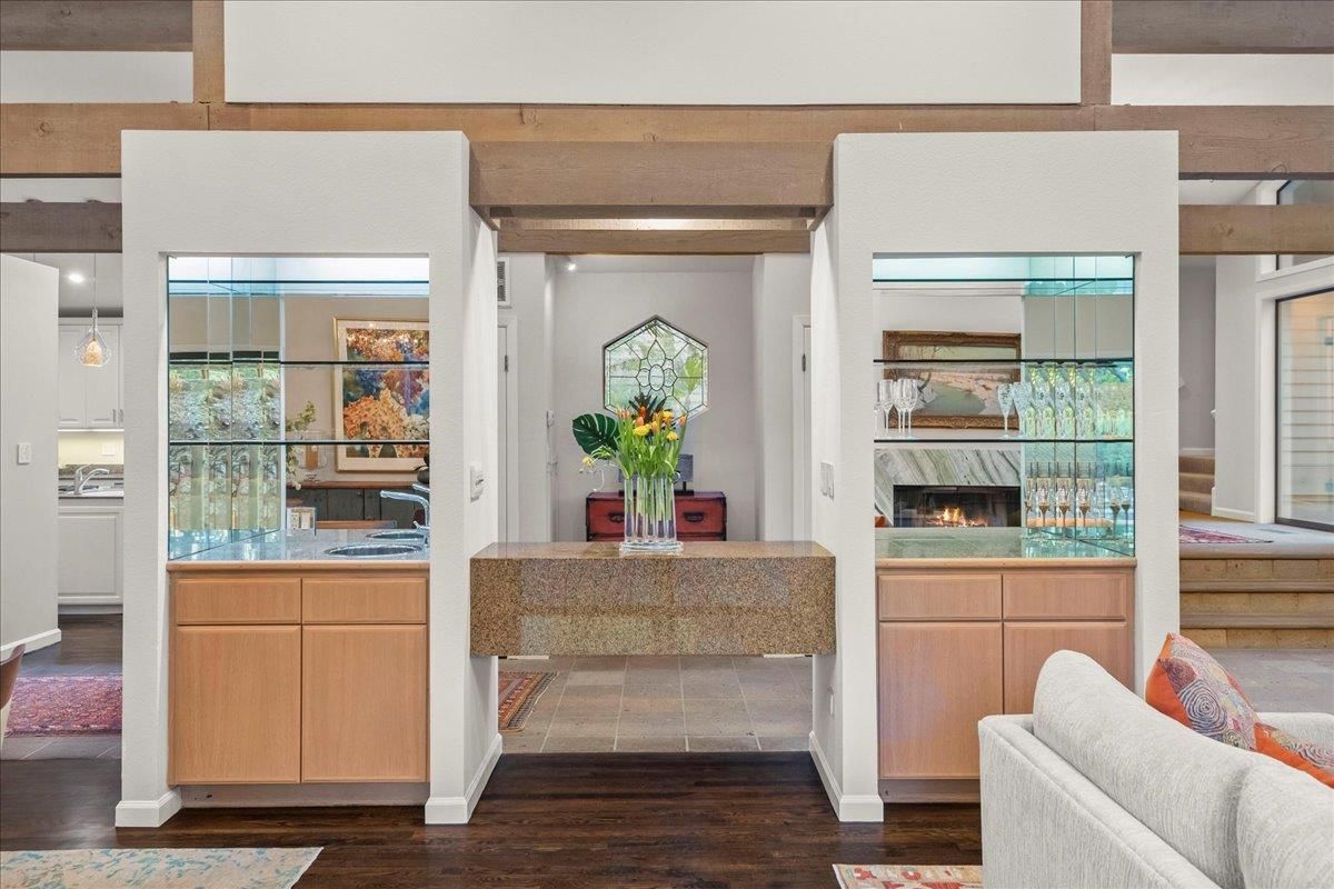 Fireplace, Interior, Wood Texture Flooring