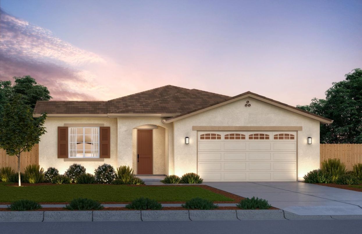 Attached, Exterior, Facade, Ranch