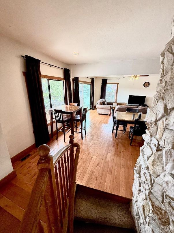 Dining room, Interior, Living room, Wood Texture Flooring