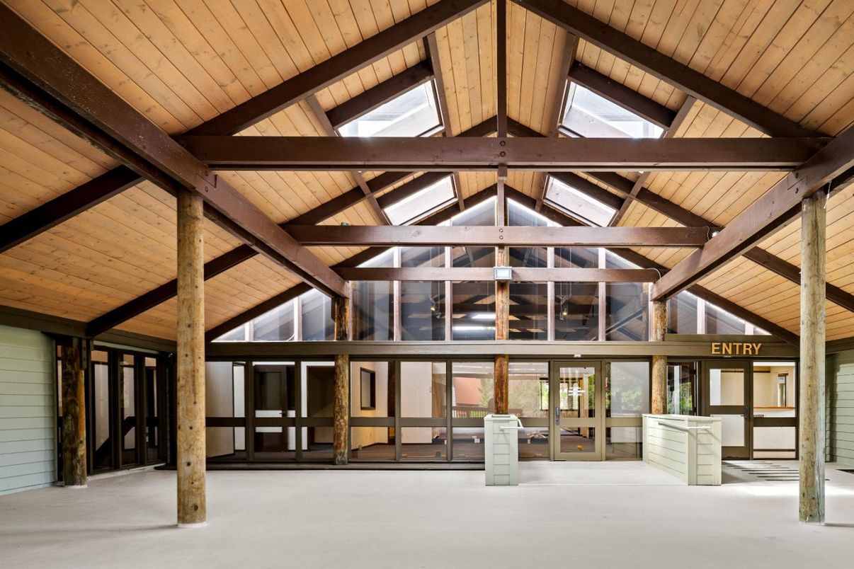 Exterior, Facade, Wooden Beams, Wooden Ceilings, None