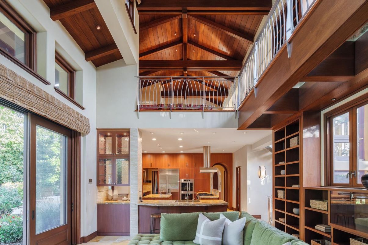 Interior, Kitchen, Recessed Lighting, Wooden Beams, Wooden Ceilings