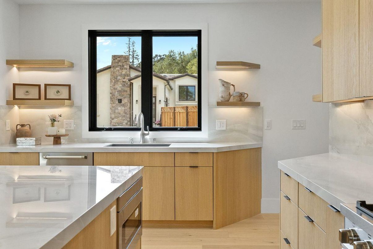 Interior, Kitchen, Wood Texture Flooring