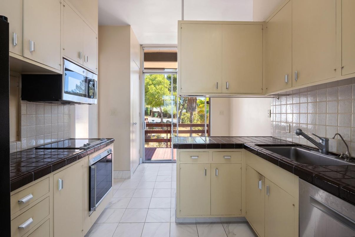 Interior, Kitchen, Marble, Tile Countertops