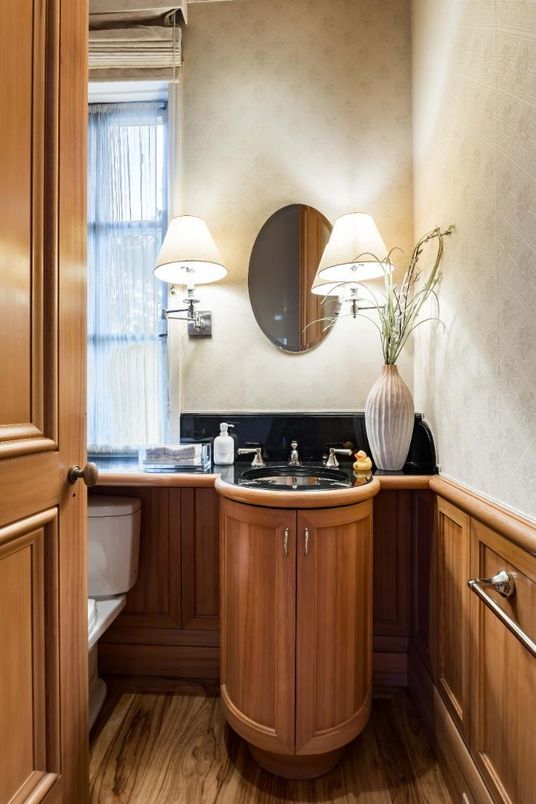 Bathroom, Interior, Wood Texture Flooring