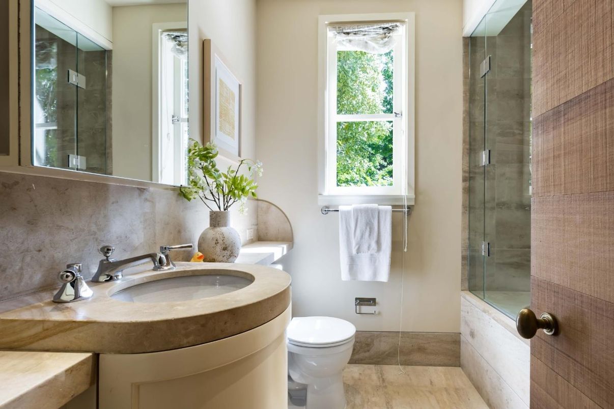 Bathroom, Glass Shower, Interior
