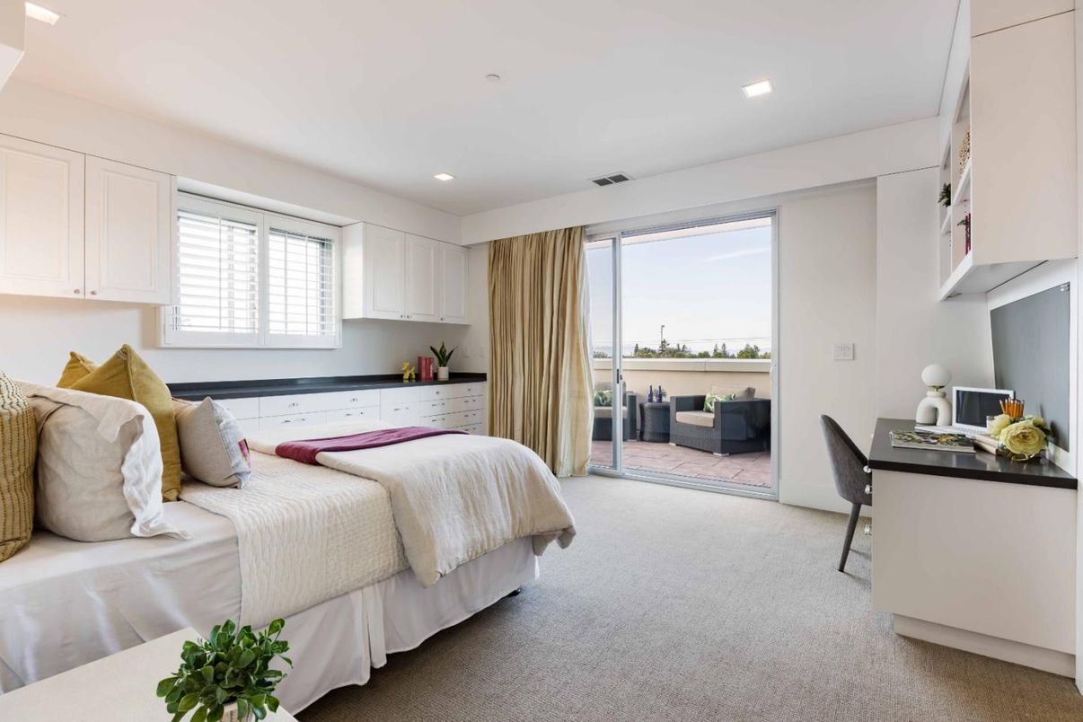 Bedroom, Home Office, Interior, Recessed Lighting