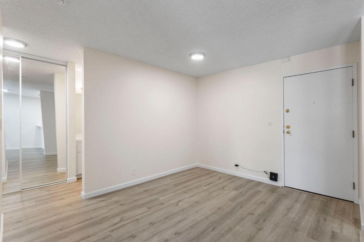 Empty room, Interior, Kitchen, Wood Texture Flooring