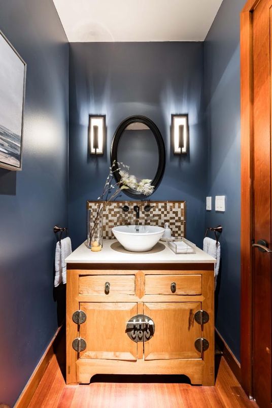 Bathroom, Interior, Wood Texture Flooring